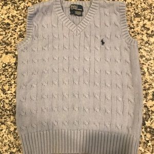Boys polo sweater vest